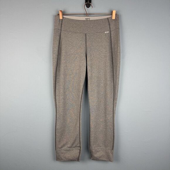 Patagonia Women's Gray Capiline 3 Midweight Baselayer Pants Bottoms‎ Size Large - Picture 1 of 4